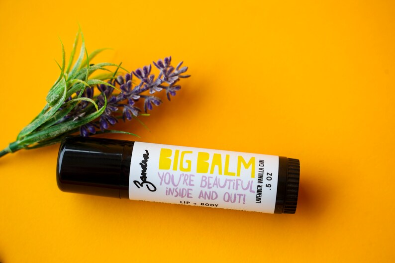 Big Balm Lip Body Balm Lavender Vanilla Chai image 1