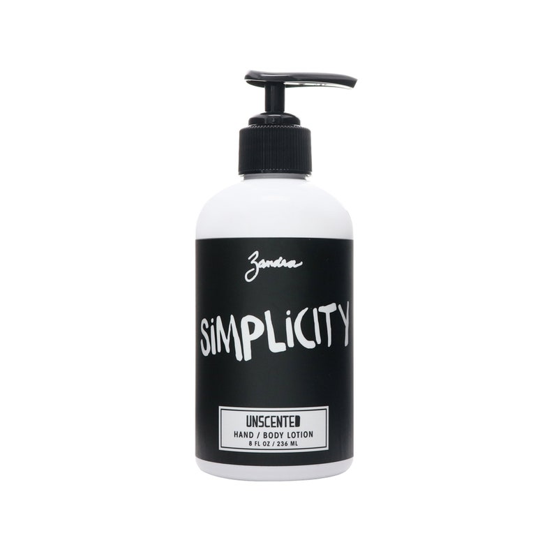 Hand Body Lotion Simplicity Unscented image 6