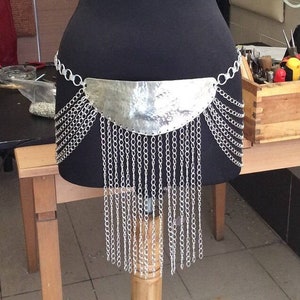 Belly Dance Costume, Metal Belt, Silver Belt, Festival Clothing Women, Burning Man, Belly Dance Belt, Belly Dancing Belt, Chain Belt,