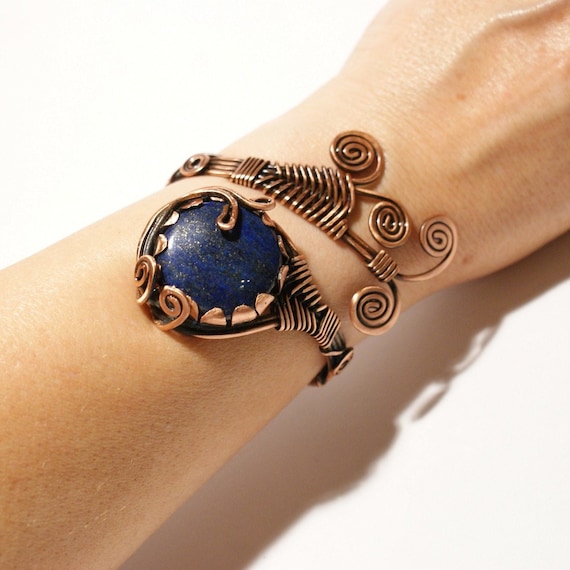 delicate stone lapis WRAP BRACELET & NECKLACE delicate stone lapis WRAP BRACELET & NECKLACE