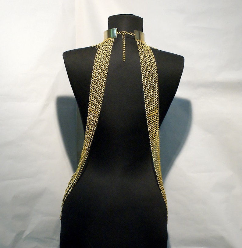 Gold Body Chain / Body Chain Necklace / Body Jewelry / Body Etsy UK