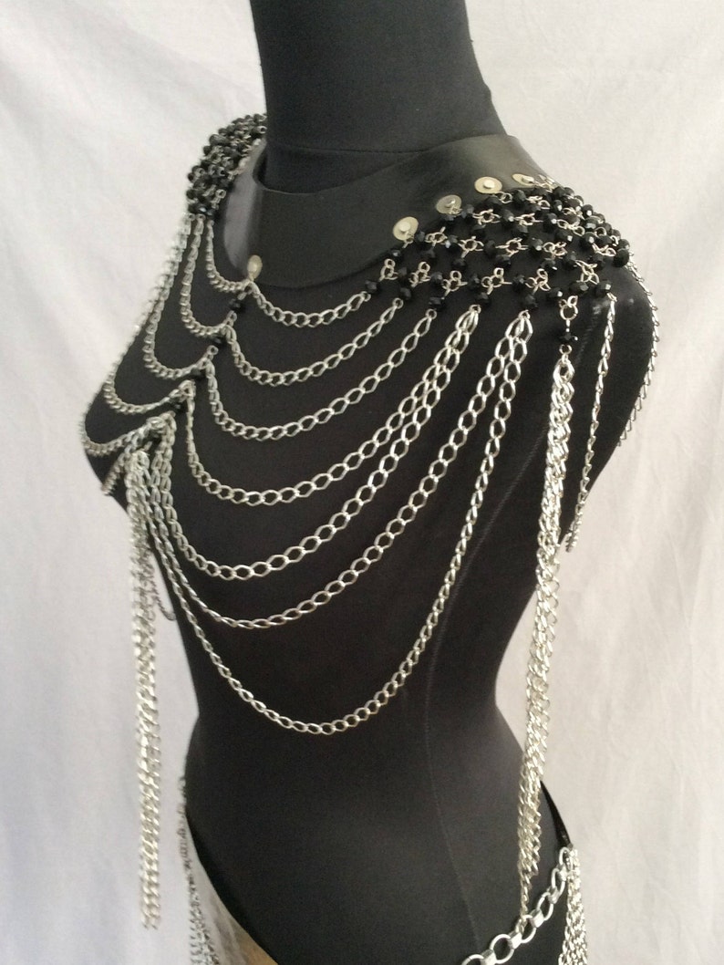Shoulder Jewelry Shoulder Necklace Body Chain Jewelry Body Etsy
