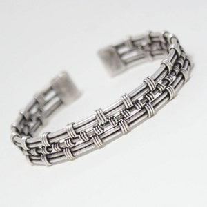 Mens Jewelry, Bracelet For Men, Silver Mens Bracelet, Silver Cuff Bracelet, Mens Silver Bracelet Cuff, Wire Wrapped Bracelet