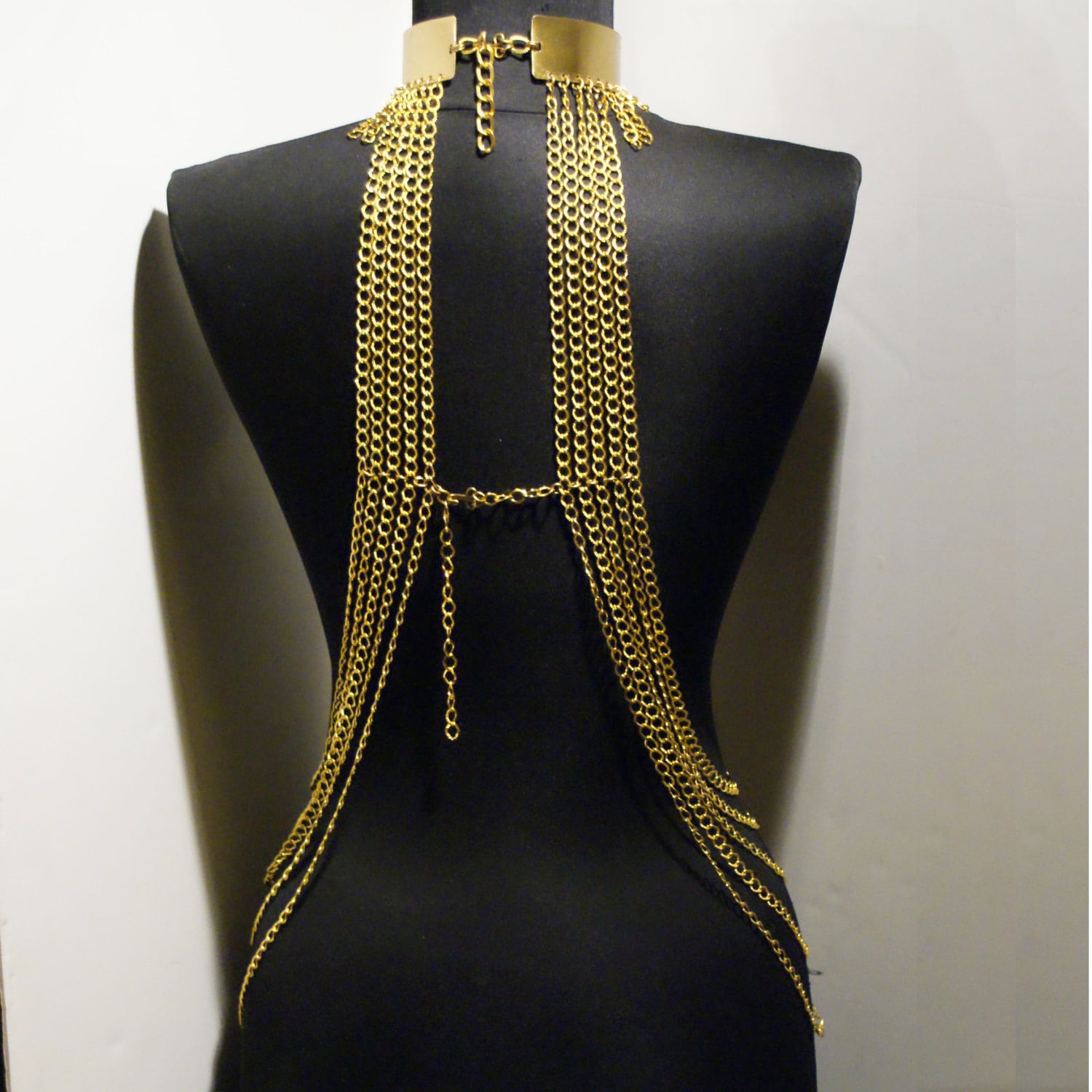 Gold Body Chain Necklace Body Jewelry Body Chain Body Chain Etsy