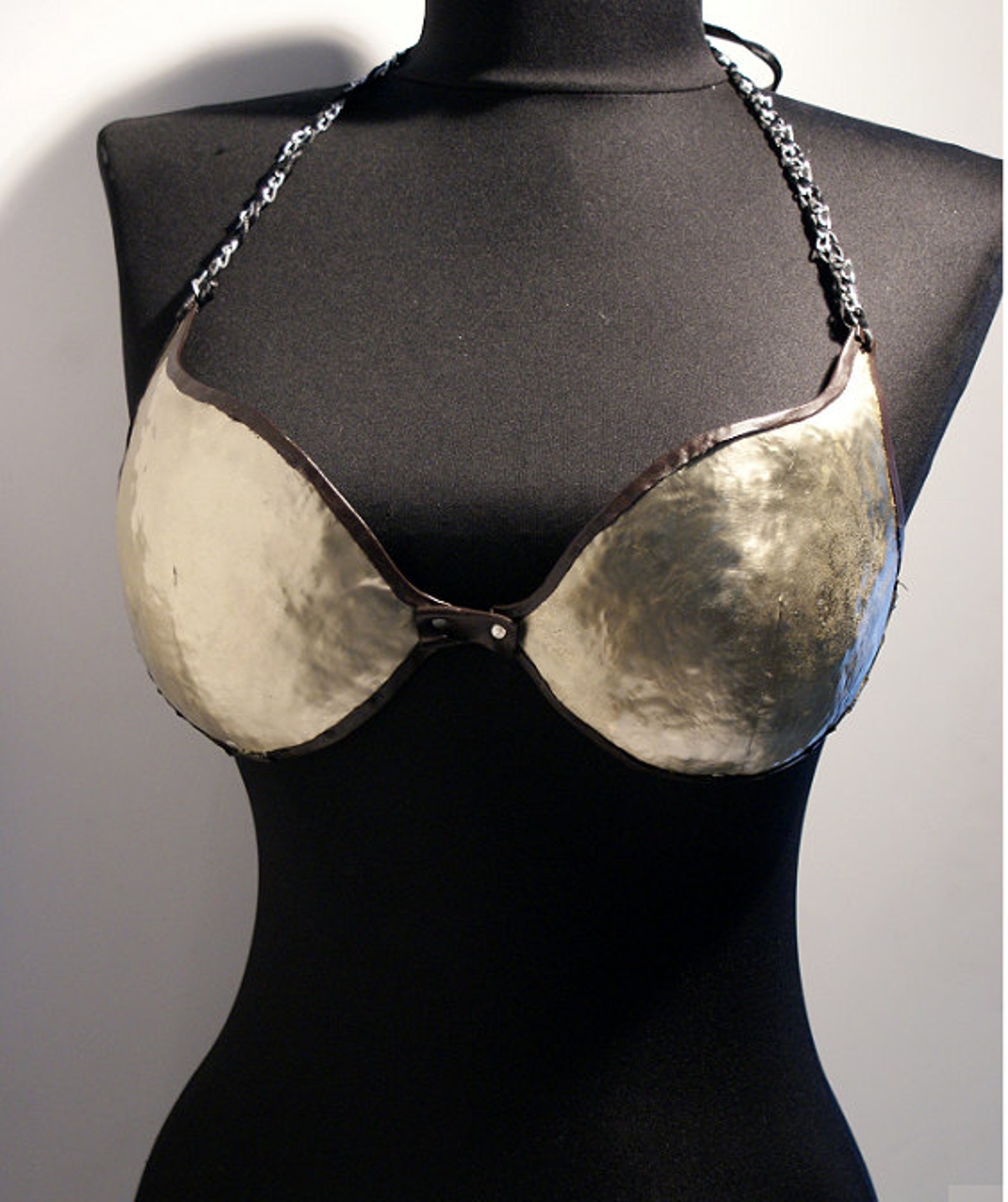 Metal Bra Stainless Steel Metal Bra Silver bra Burlesque Etsy
