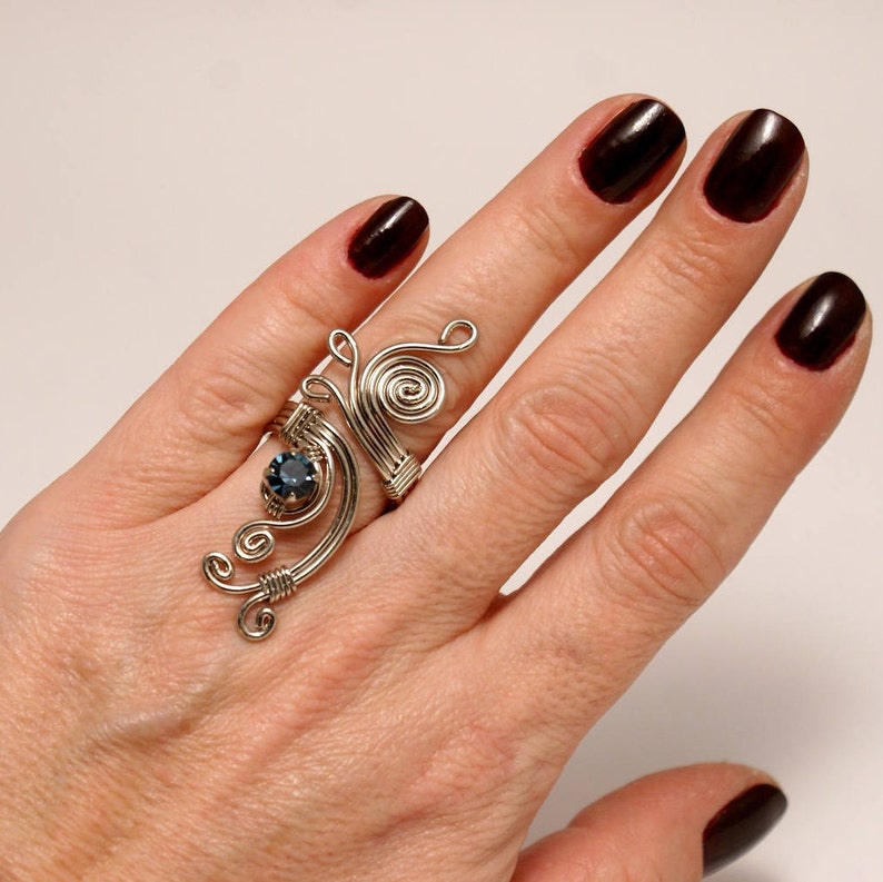 Wire Wrapped Jewelry Handmade Ring Copper Wire Jewelry Wire Etsy