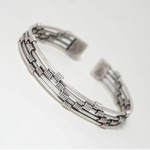 Silver Cuff Bracelet Men, Mens Silver Bracelet, Men Bracelet, Silver Mens Bracelet, Mens jewelry, Mens Cuff Bracelet, Cuff Bangle For Men