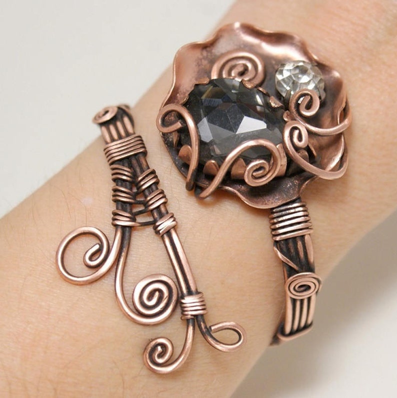 7th Anniversary Gift for Women Copper Bracelet Copper Etsy