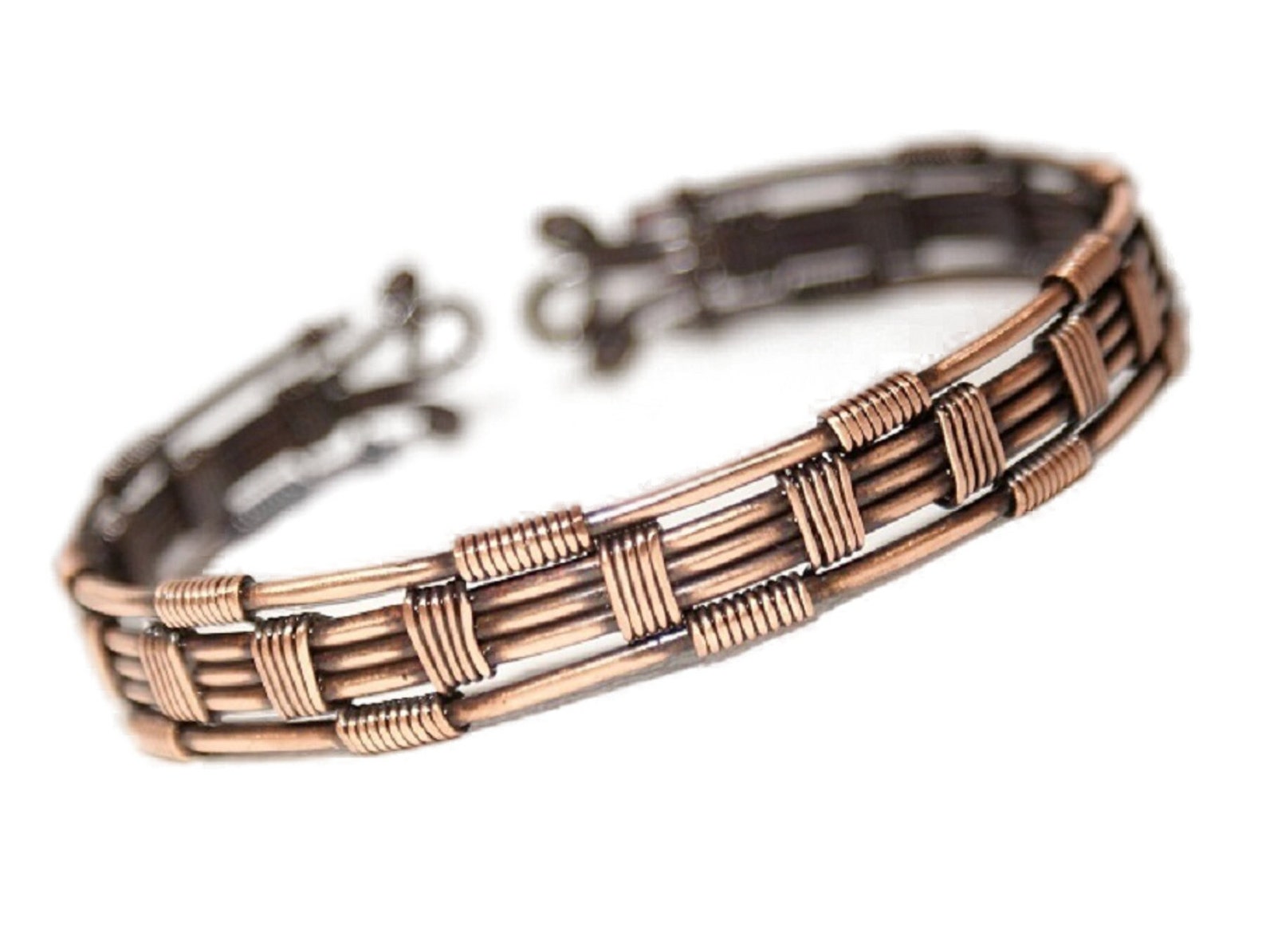 Copper Mens Bracelet Mens Copper Bracelet Mens Copper Cuff Etsy UK
