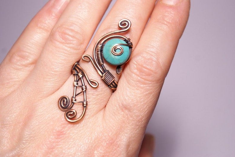 Turquoise Jewelry Set Copper Jewelry Turquoise Necklace Etsy