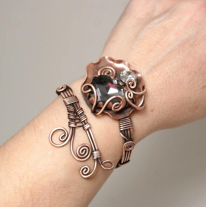 7th Anniversary Gift for Women Copper Bracelet Copper Etsy