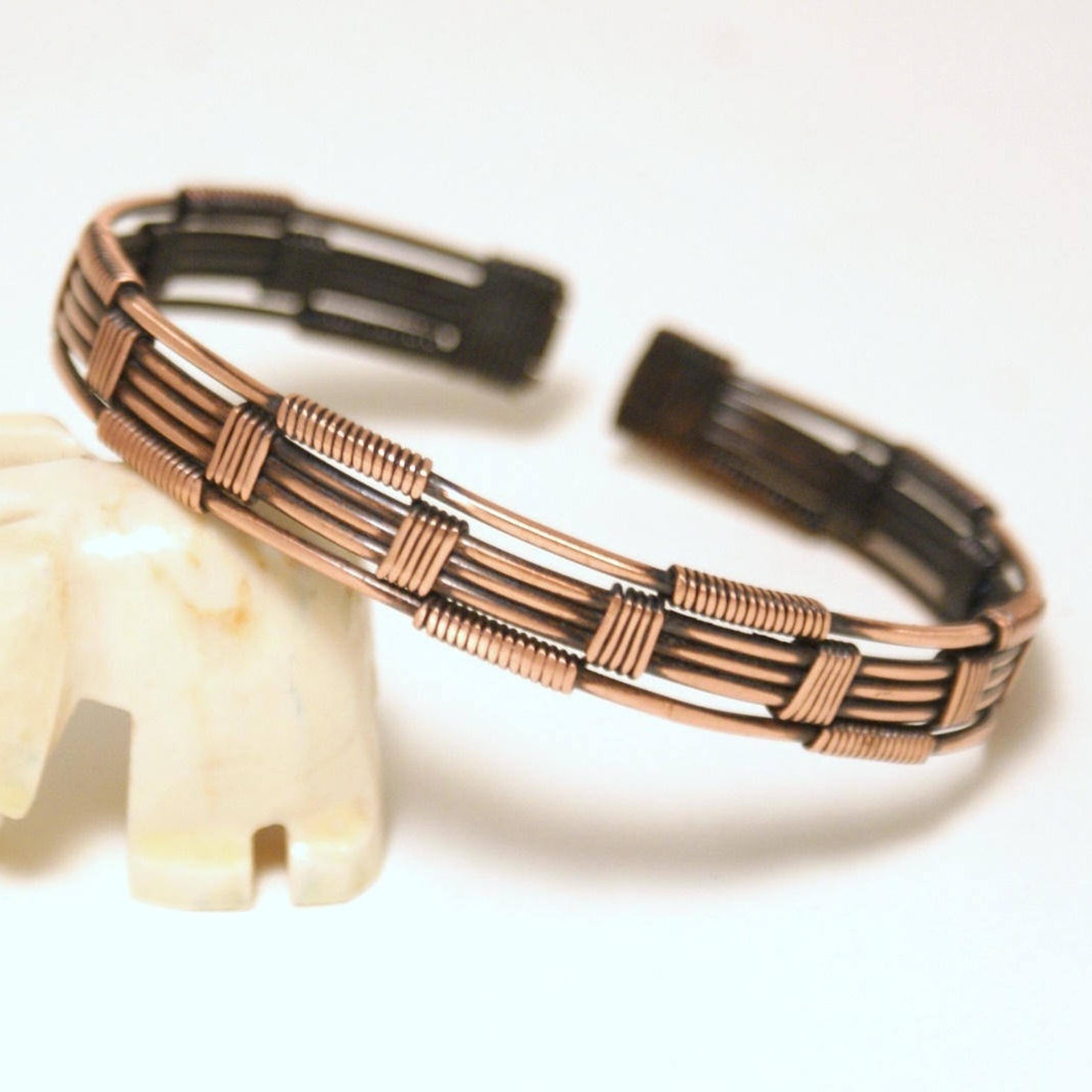 Copper Bracelet Men Mens Copper Bracelet Mens Bracelet Mens Etsy