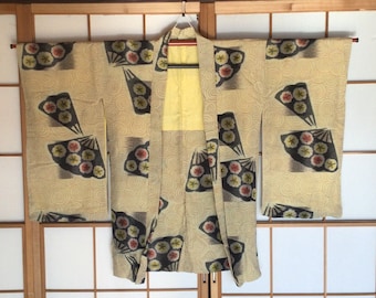 Japanese Haori Jacket Longer Sleeves Incredibly Vintage and Cute
