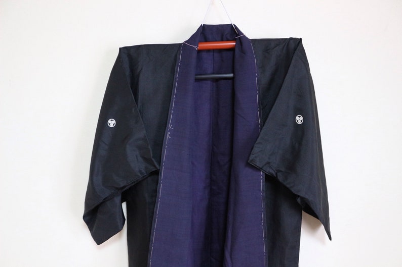 Vintage Japanese Shinto Clerical Ceremonial Kimono Silk Men Women Unisex