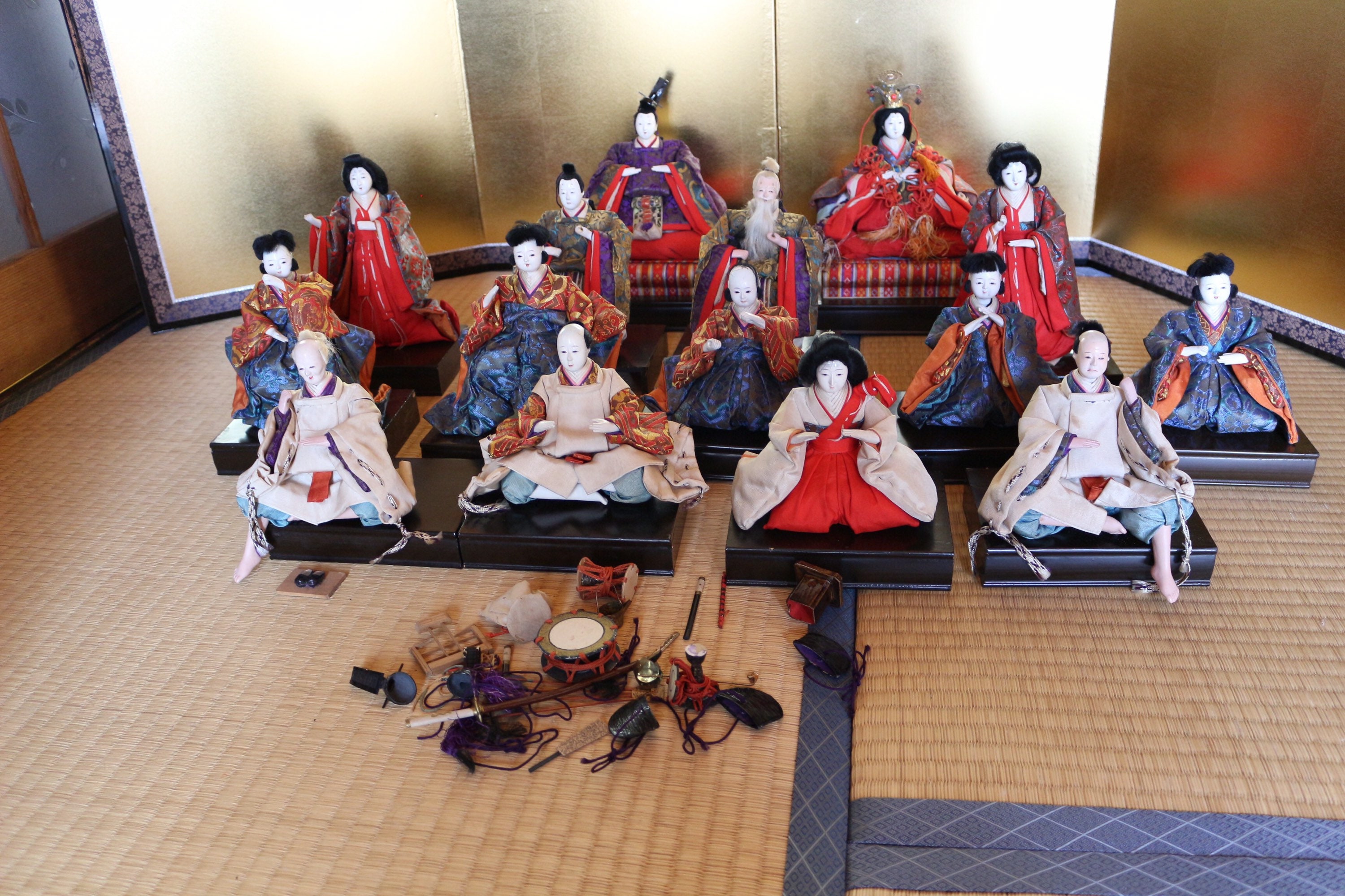 Japanese Antique Dolls x15 Ohinasama Girls Day Set Porcelain Etsy