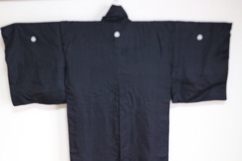 Vintage Japanese Shinto Clerical Ceremonial Kimono Silk Men Women Unisex