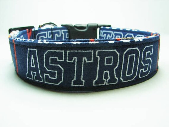 houston astros dog collar