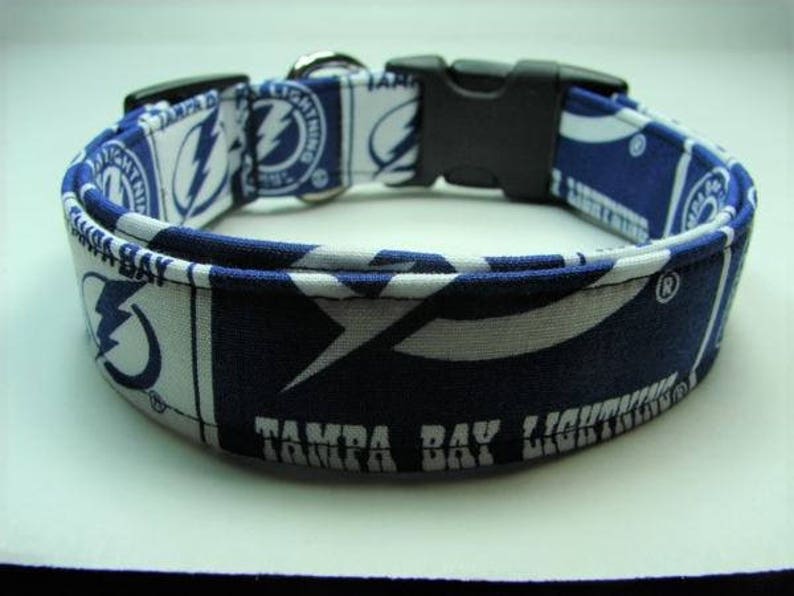 Tampa Bay Lightning Hockey Dog Collar Etsy