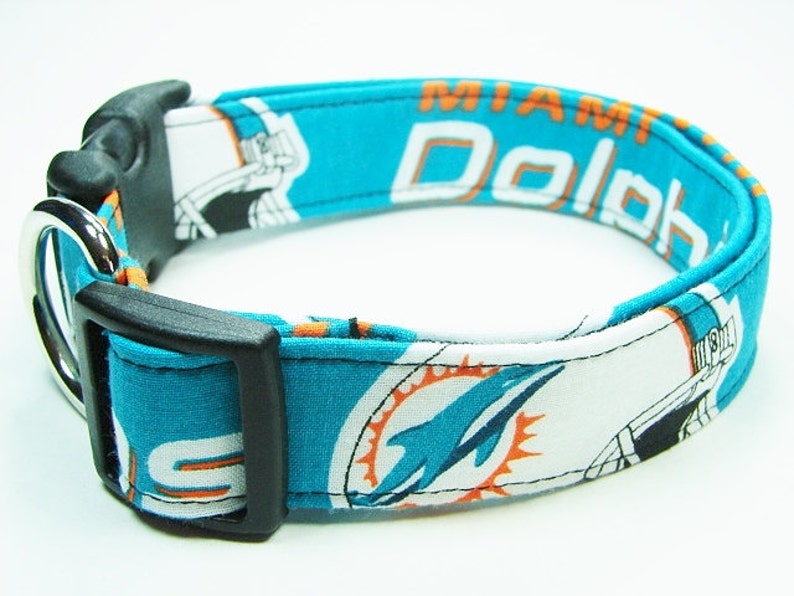 miami dolphins cat collar