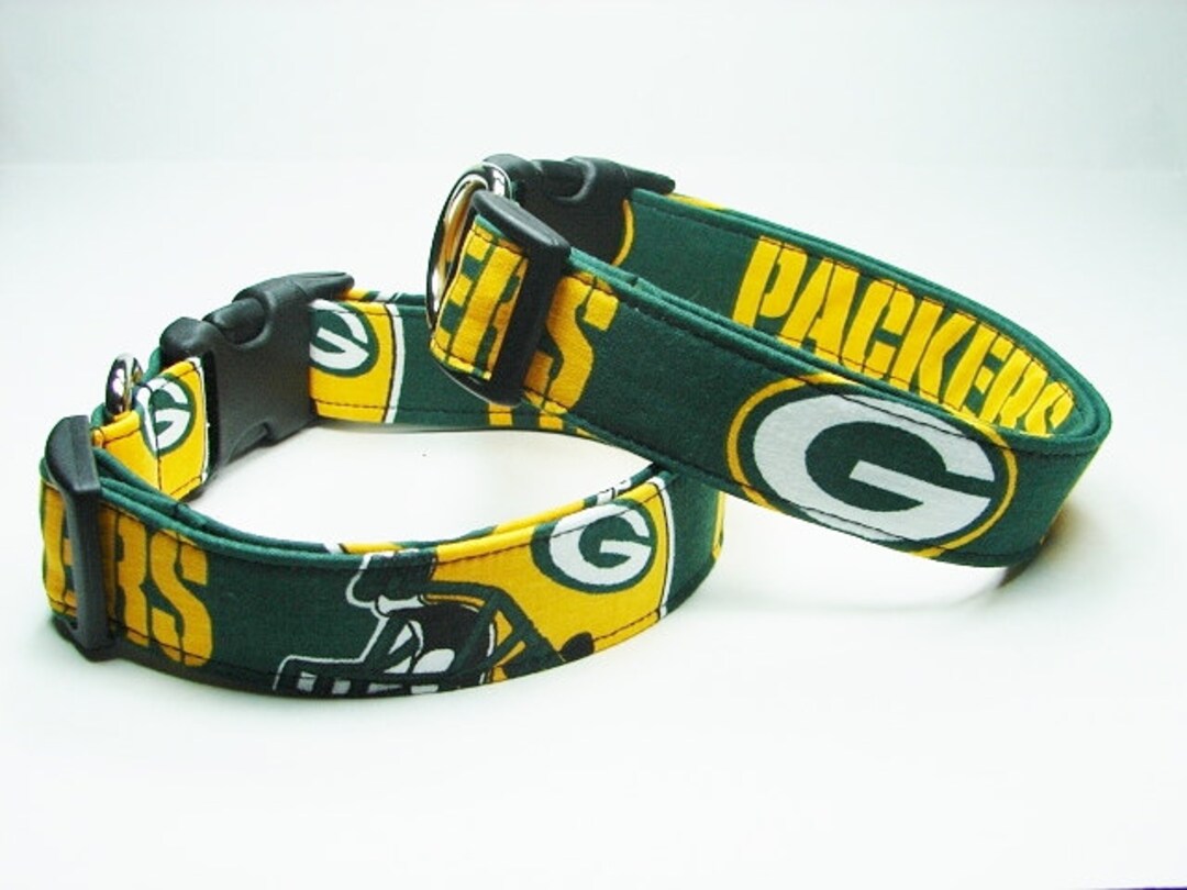 Green Bay Packers Dog Collar Etsy