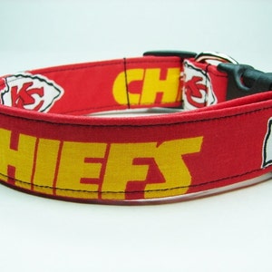 Kansas City Chiefs Dog Collar