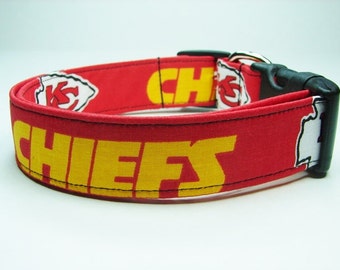 Kansas City Chiefs Dog Collar