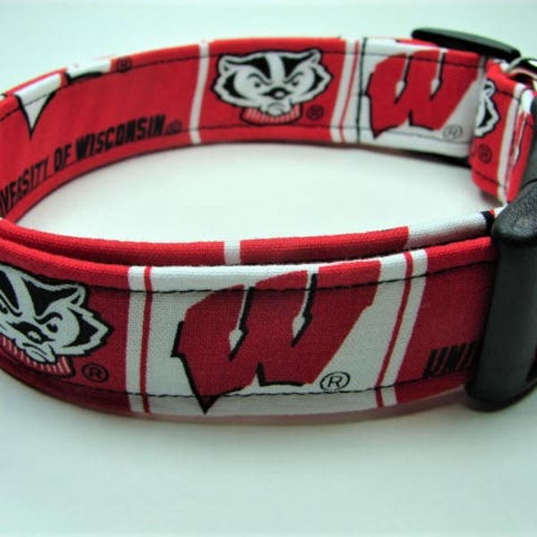 University of Wisconsin Badgers Dog Collar