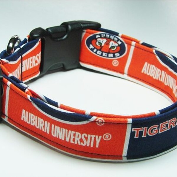 Auburn Dog Collar Etsy
