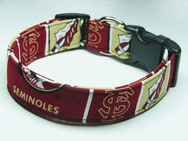 Florida State Seminoles College Dog Collar Etsy