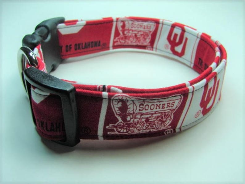 The University of Oklahoma Sooners Dog Collar Etsy