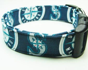 Seattle Mariners Dog Collar