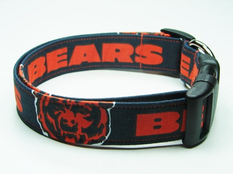 Chicago Bears Dog Collar Etsy