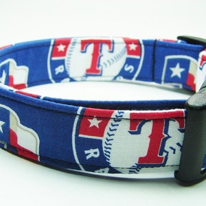 Texas Rangers Dog Collar