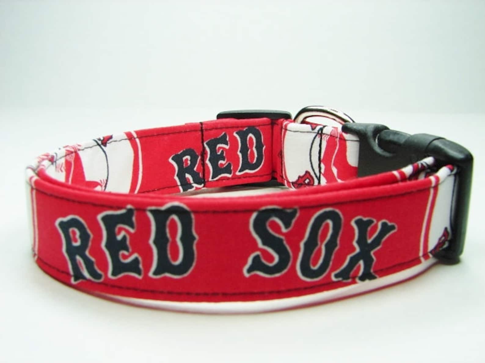 Boston Red Sox Dog Collar Etsy