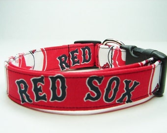 Boston Red Sox Dog Collar