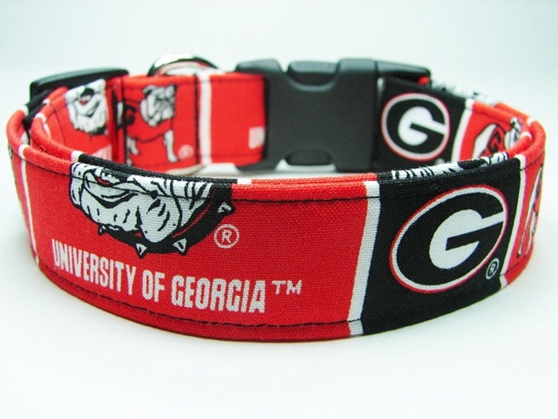 University of Bulldogs Dog Collar Etsy