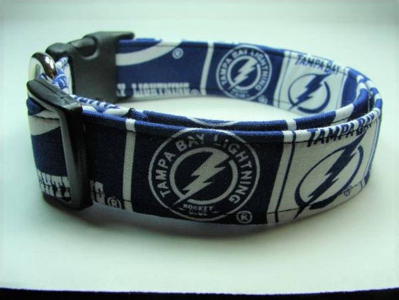 Tampa Bay Lightning Hockey Dog Collar Etsy