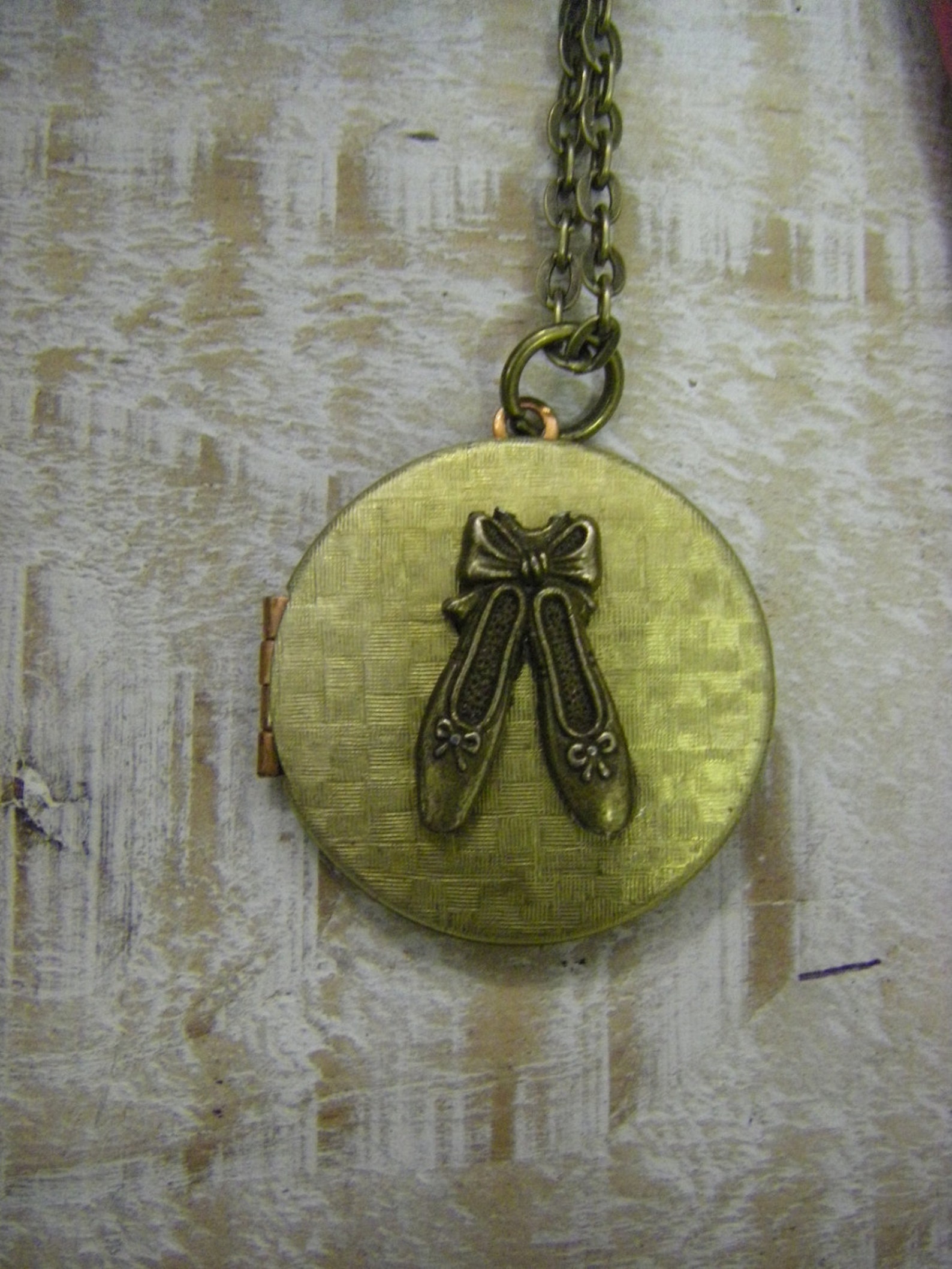 ballet locket necklace pointe shoes quote locket recital gift dancer dance gift ballerina dance teacher