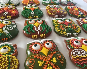 Owls, Sweet Owls!!!!Hungarian Gingerbread Cookies for Bird Lovers