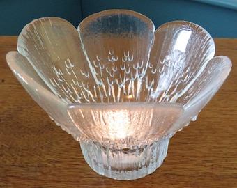 Portavelas MCM Laisepat Finland, cuenco pequeño, 4 5/8" de diámetro x 3 1/2" de alto