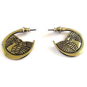 Laurel Burch MOONDOVES Silver Tone Studs