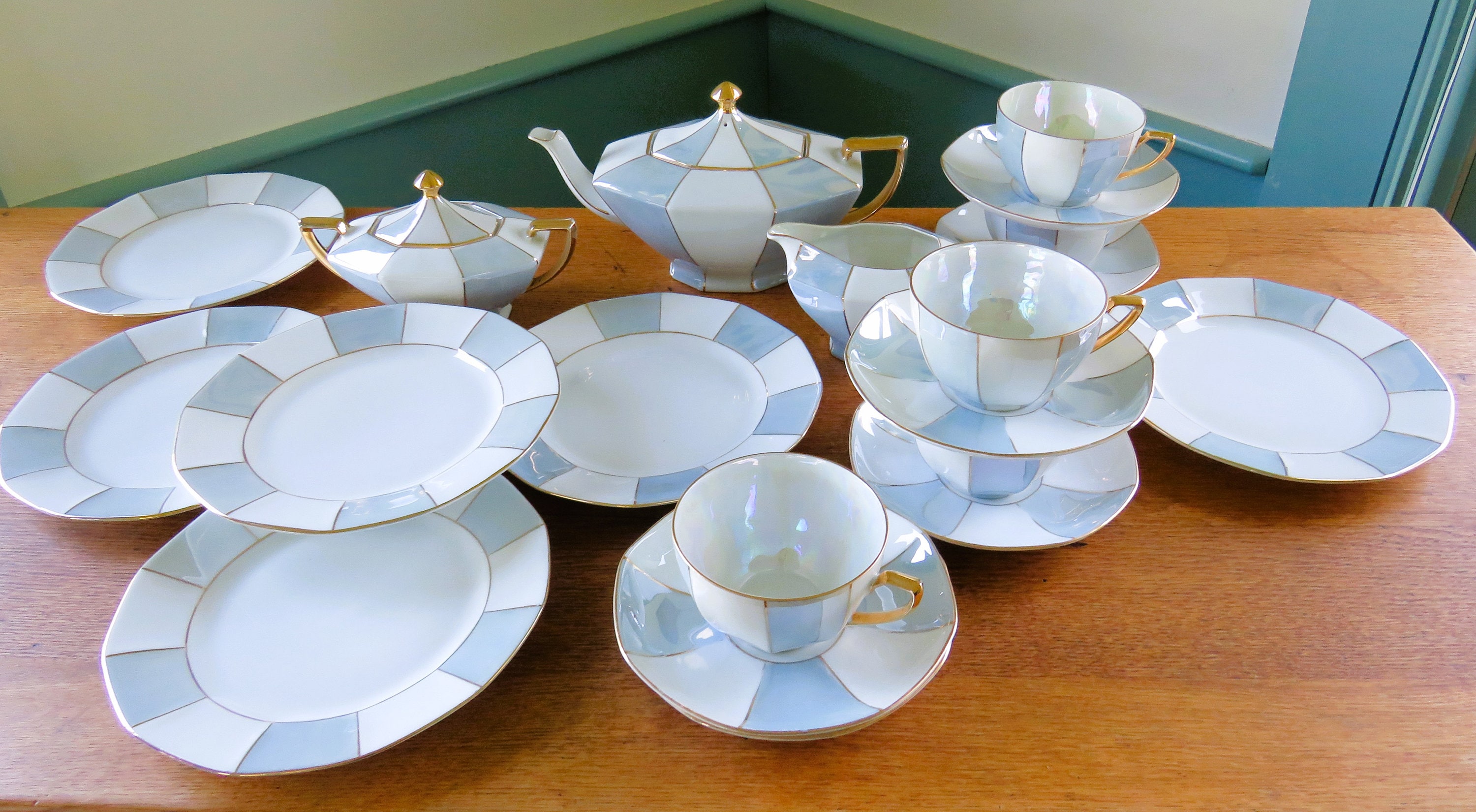 Victoria Czechoslovakia Lusterware Set - Etsy Victoria Czechoslovakia Lusterware Set - Etsy