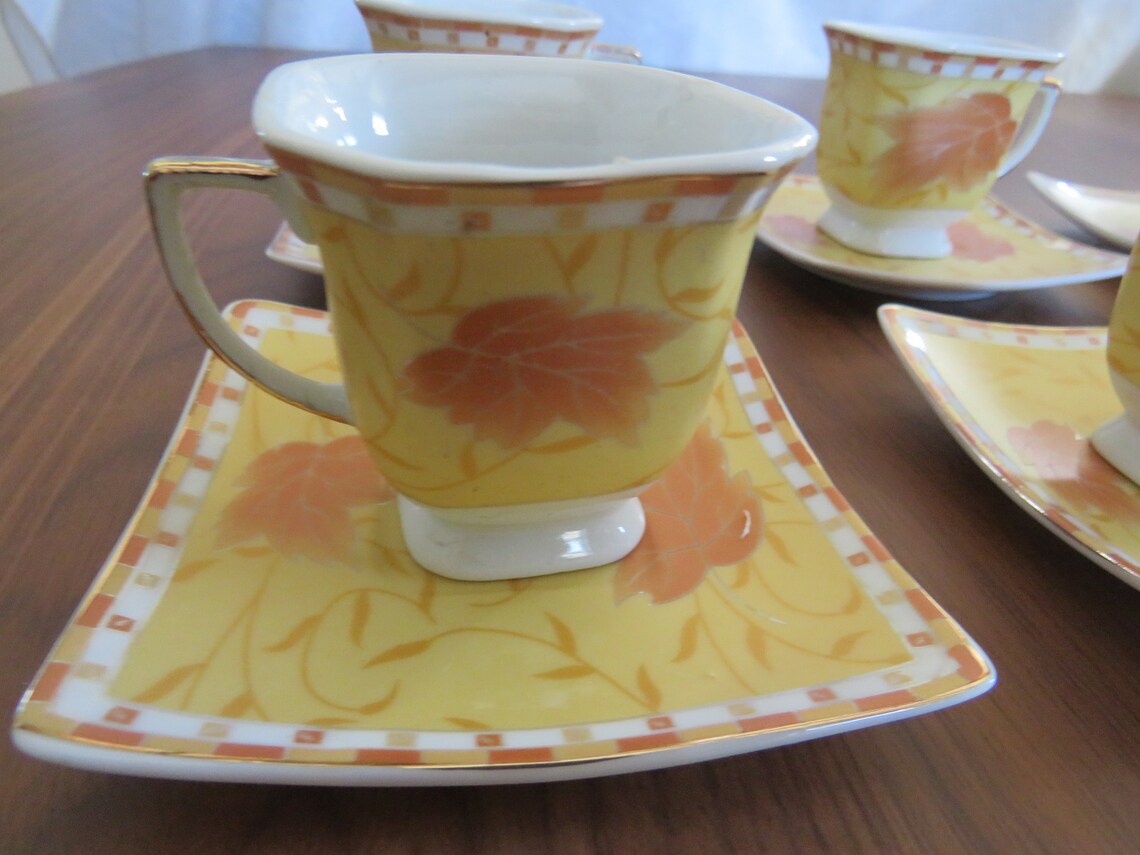 Yamasen Gold Collection Fine Porcelain Tea or Demitasse Set - Etsy Canada