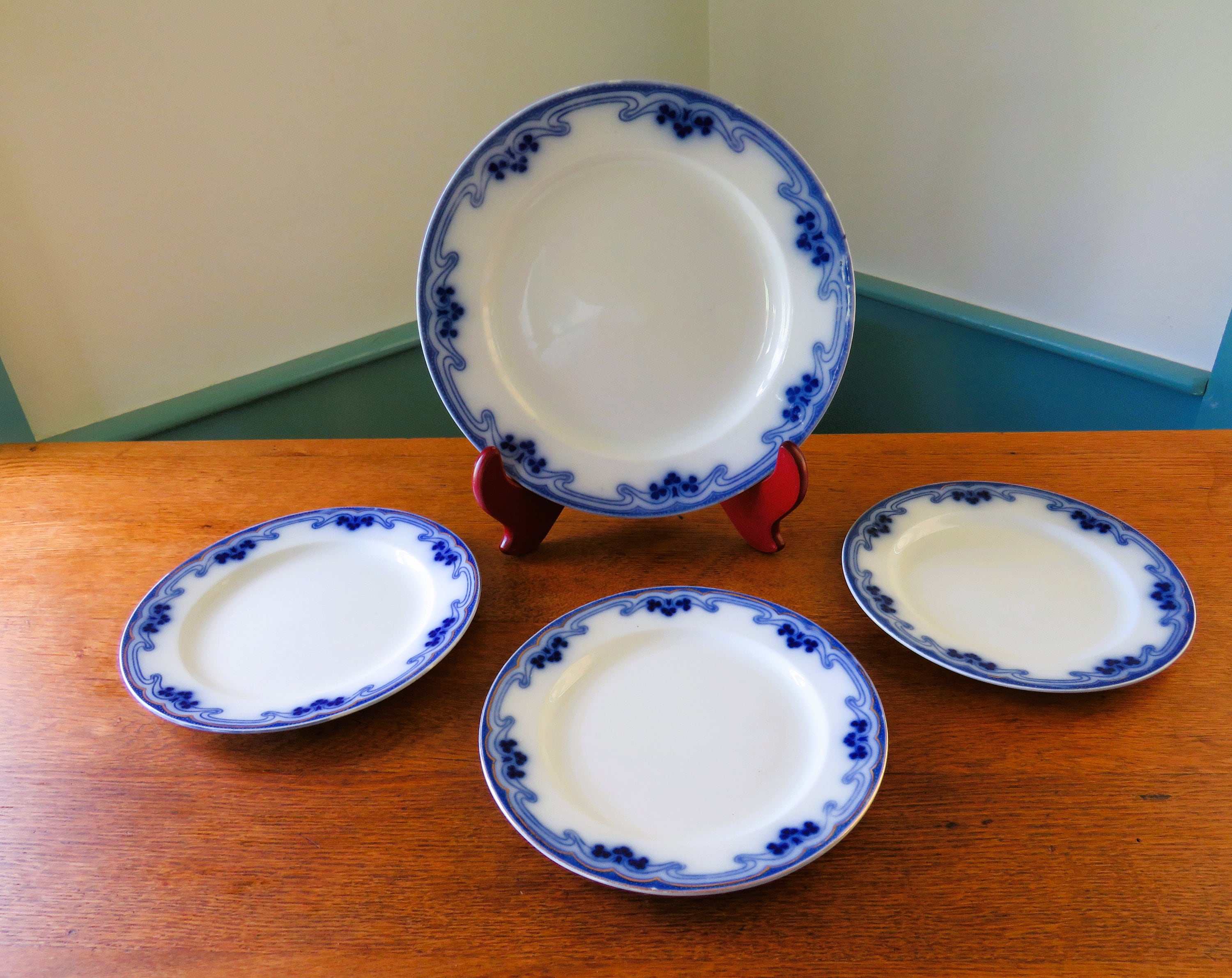 1800s blue and white dishes - Etsy 日本