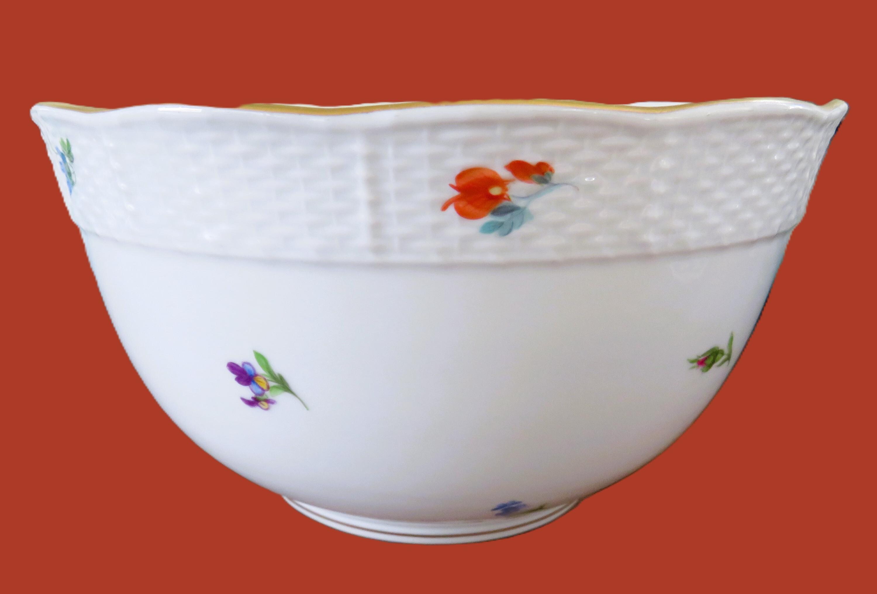 Vintage Herend Hungary Kimberly Thousand Flowers Hand-painted 7