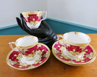Spode Archive Collection Mugs: Green Grapes Porcelain, Made in