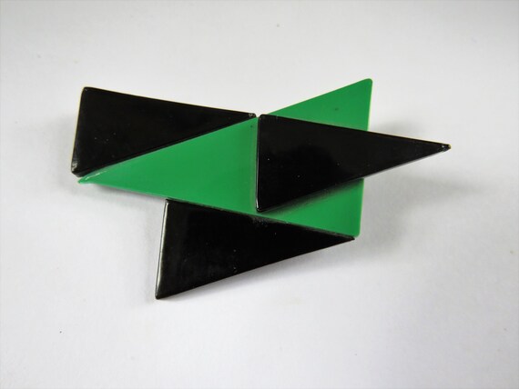 2 Bill Schiffer acrylic resin brooches View 4