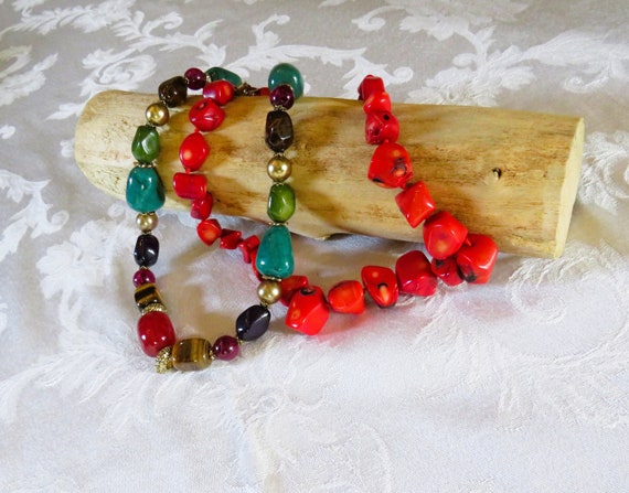 ERICA LYONS Adjustable Length Beaded Necklace - M… - image 10