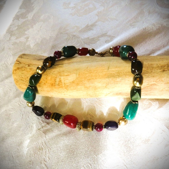 ERICA LYONS Adjustable Length Beaded Necklace - M… - image 4