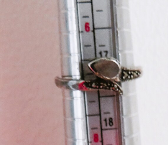 Size 11 Sterling LINEAR STACK Ring, Hallmarked 92… - image 7